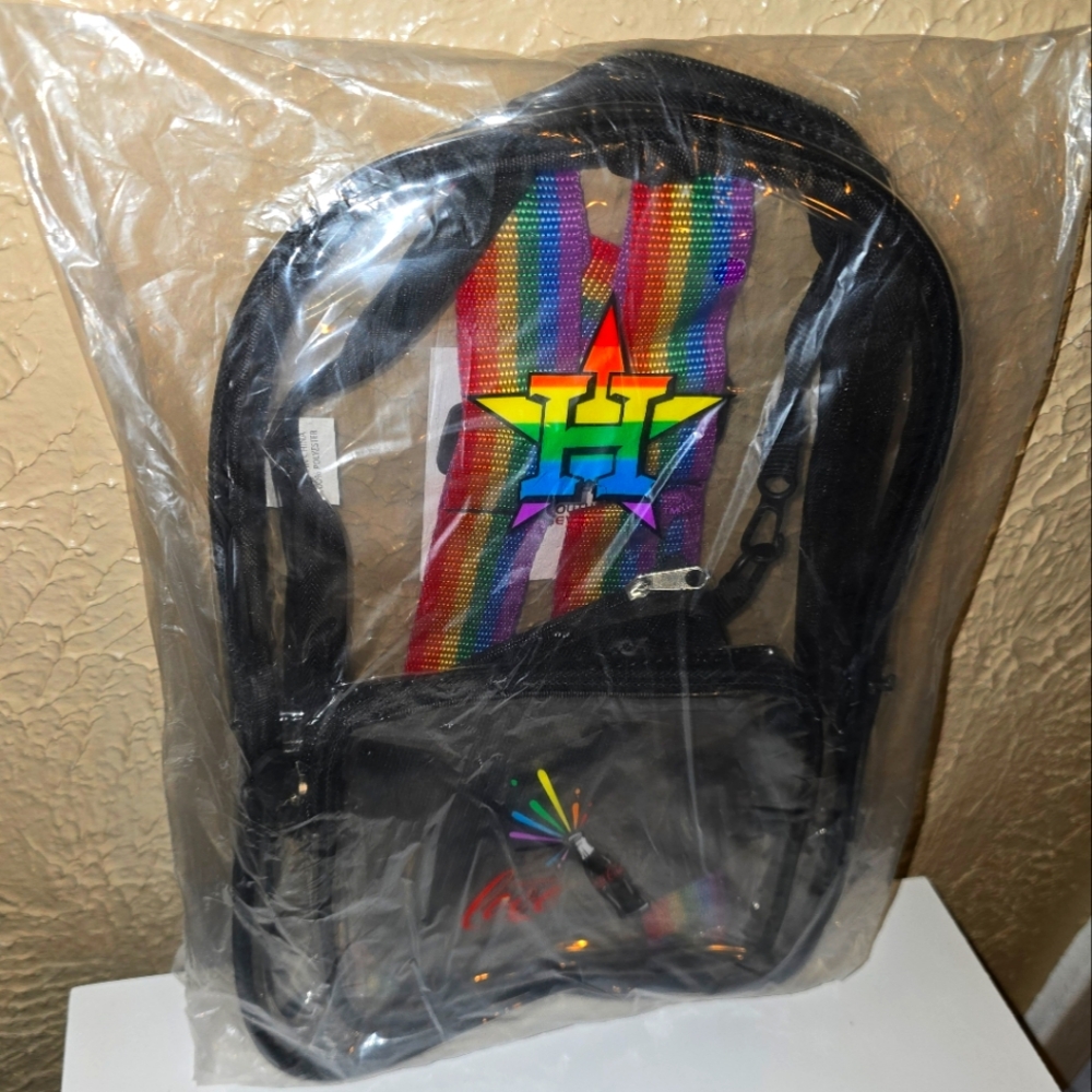 ASTROS COCA-COLA clear mini backpack pride